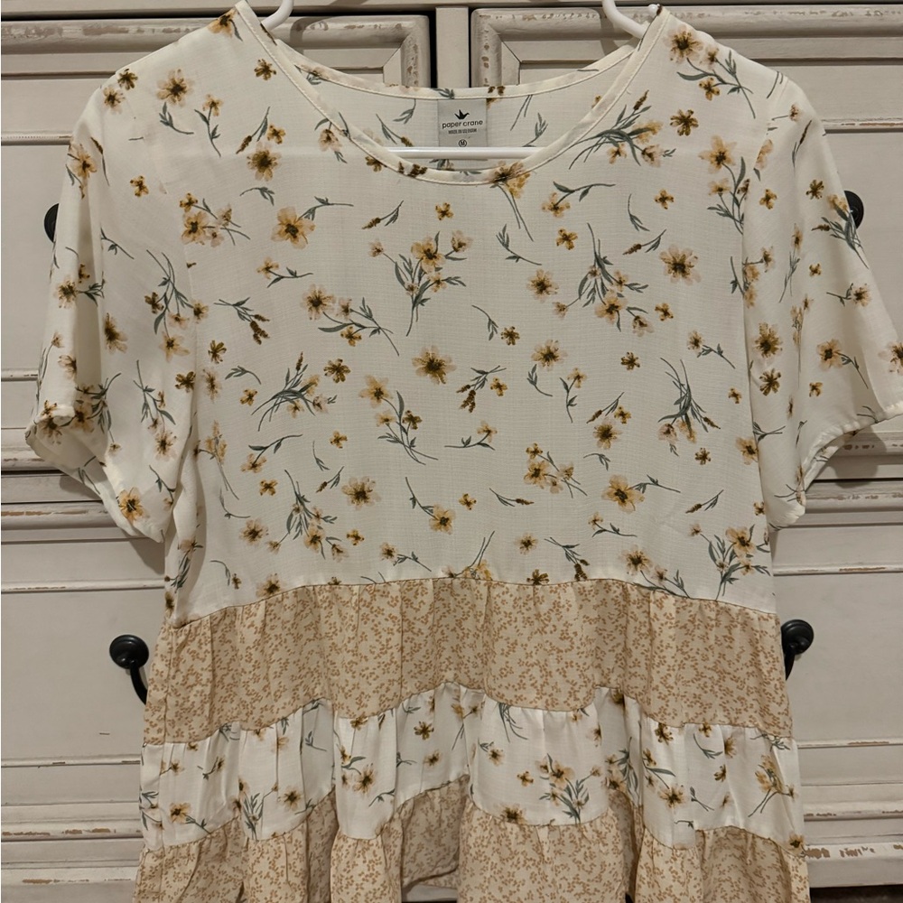 Paper crane blouse